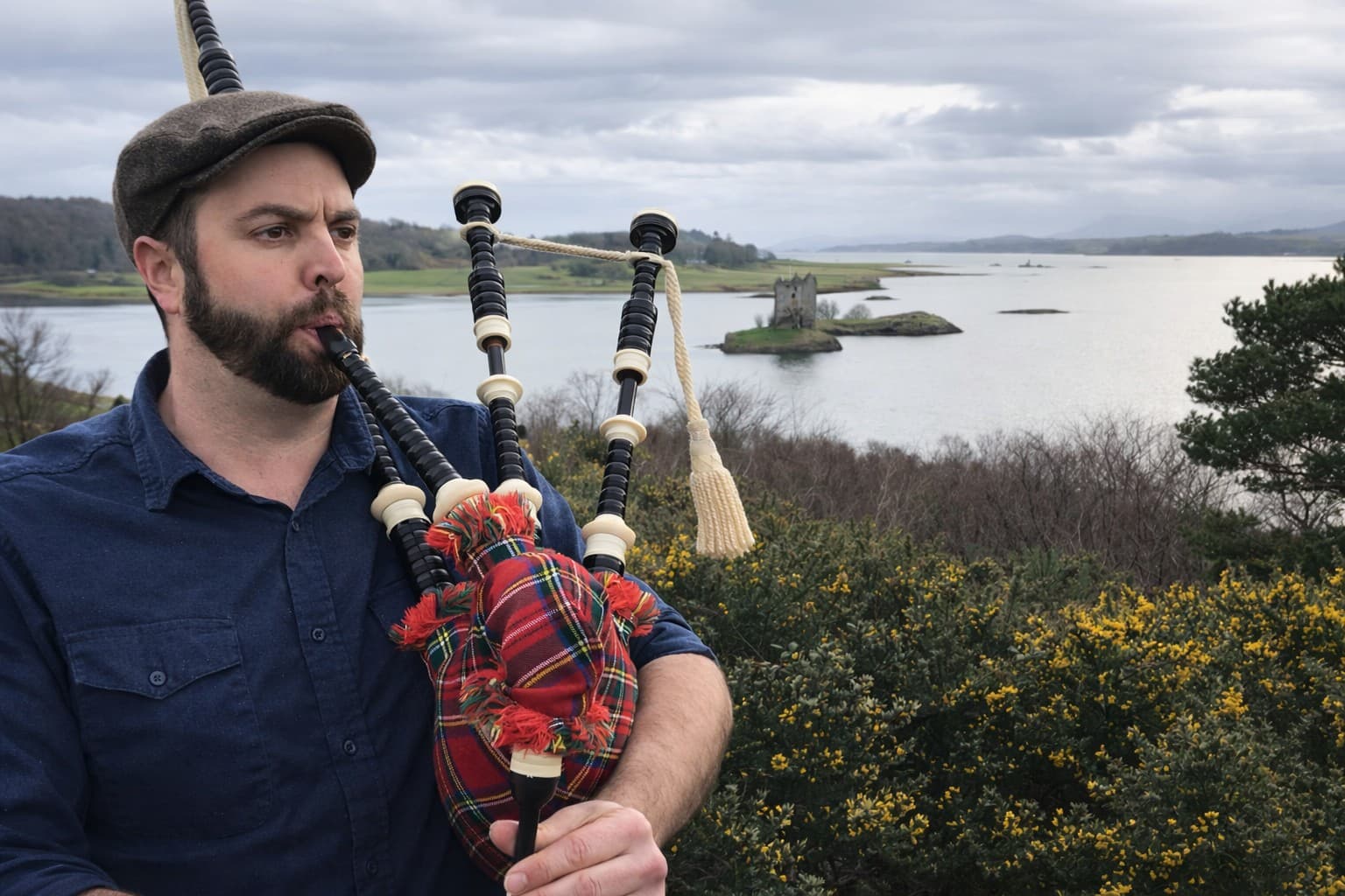 Ryan Guthrie, Highland bagpiper
